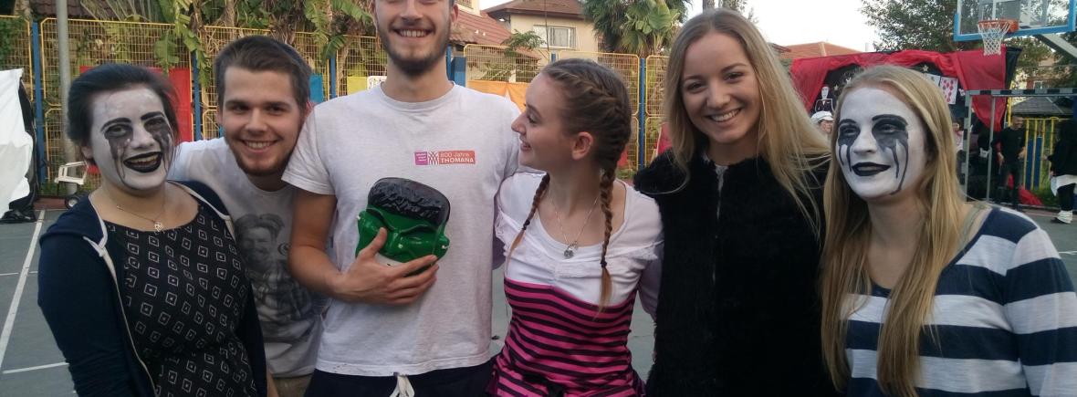 German Volunteers celebrating Purim